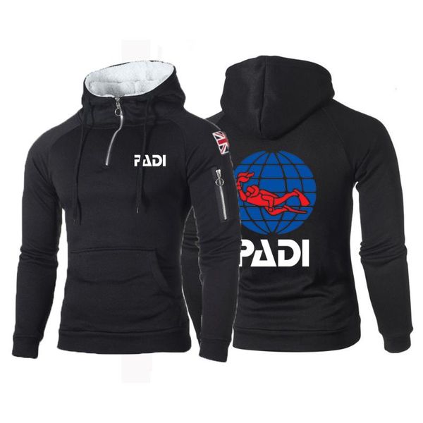 men's hoodies & sweatshirts 2021 sports and leisure running scuba driver padi logo casual trend hooded comfortable man coats, Black
men's hoodies & sweatshirts 2021 sports and leisure running scuba driver padi logo casual trend hooded comfortable man coats, Black