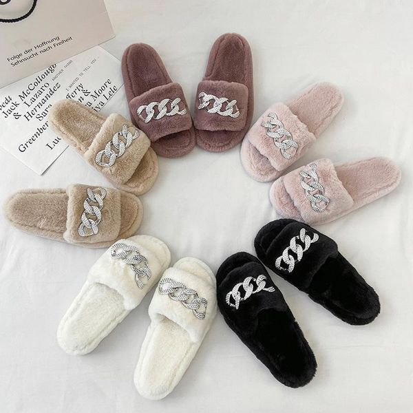 slippers fashion fur home woman fuzzy adjustable buckle fluffy winter platform plush indoor fashionable furry shoes, Black
slippers fashion fur home woman fuzzy adjustable buckle fluffy winter platform plush indoor fashionable furry shoes, Black