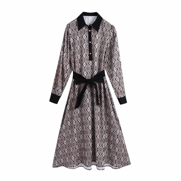 casual dresses vintage woman printed patchwork shirt spring-autumn ladie chic elegant sashes slim es female chinese style 2eza, Black;gray
casual dresses vintage woman printed patchwork shirt spring-autumn ladie chic elegant sashes slim es female chinese style 2eza, Black;gray