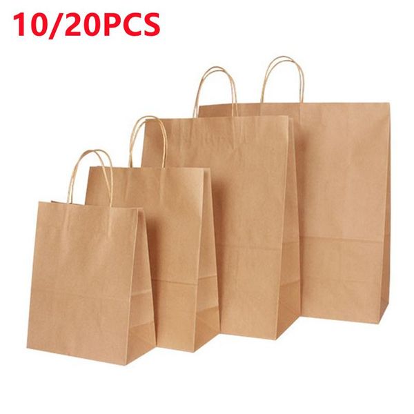 gift wrap 10/20 pcs environment friendly khaki kraft paper bag with handles festival jewelry wedding birthday party packing bags
gift wrap 10/20 pcs environment friendly khaki kraft paper bag with handles festival jewelry wedding birthday party packing bags