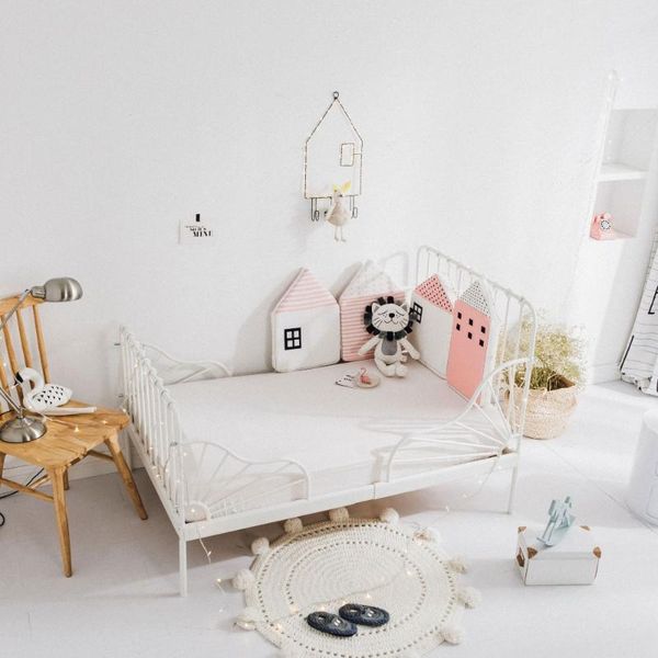 4pcs baby bed bumper little house pattern crib protection infant cot born bedding sets
4pcs baby bed bumper little house pattern crib protection infant cot born bedding sets