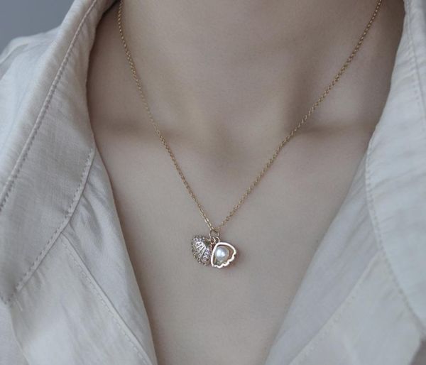 chains 14k gold-covered pearl shell necklace female net red temperament light luxury clavicle chain, Silver
chains 14k gold-covered pearl shell necklace female net red temperament light luxury clavicle chain, Silver