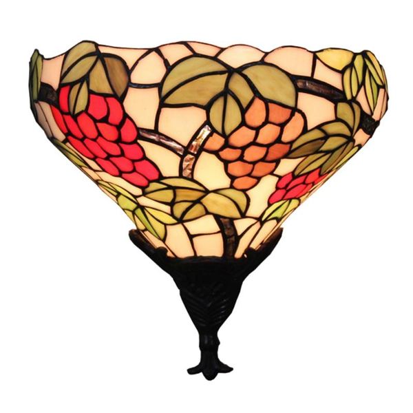 wall lamps 12 inch stained glass grape sconce lamp light decorative lighting fixture
wall lamps 12 inch stained glass grape sconce lamp light decorative lighting fixture