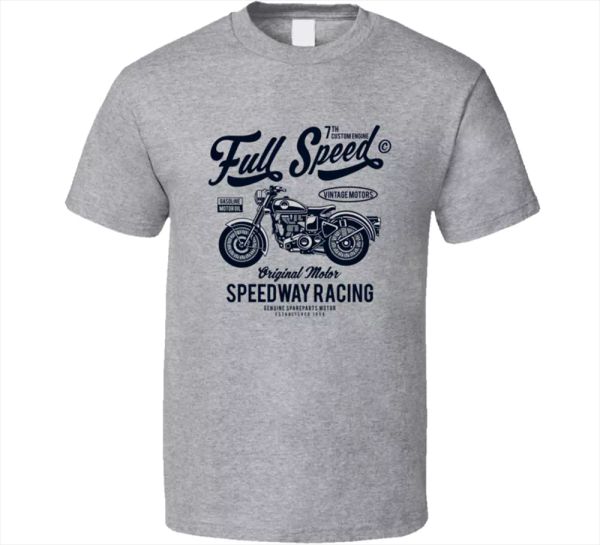 full speed racing tees club motorcycle vector sport league men's t-shirt new, White;black
full speed racing tees club motorcycle vector sport league men's t-shirt new, White;black