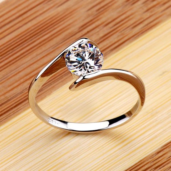 cluster rings cute female white round stone ring 100% real 925 sterling silver wedding for women luxury crystal zircon engagement, Golden;silver
cluster rings cute female white round stone ring 100% real 925 sterling silver wedding for women luxury crystal zircon engagement, Golden;silver