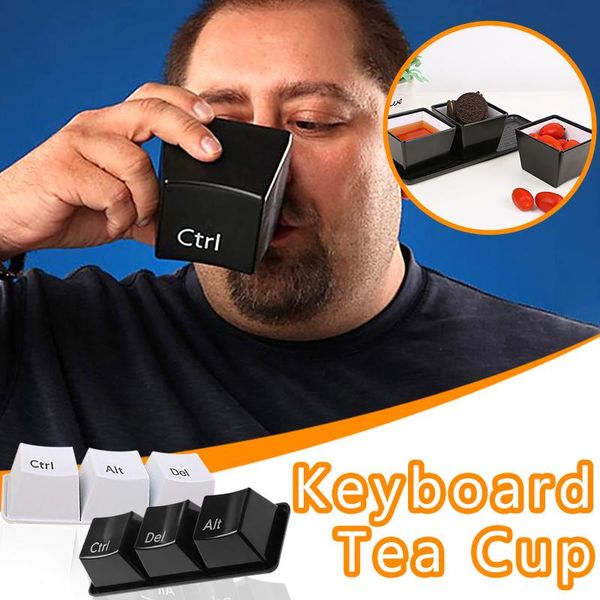3pcs novelty creative simple keyboard ctrl alt del type cup set key ctrl-alt mug coffee container for home office mugs
3pcs novelty creative simple keyboard ctrl alt del type cup set key ctrl-alt mug coffee container for home office mugs