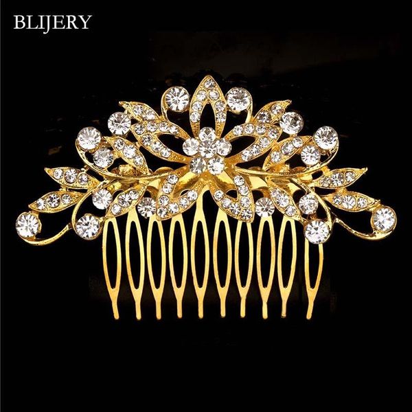 hair clips & barrettes blijery gold color leaf flower wedding combs rhinestone crystal women jewelry engagement party bridal accessories, Golden;silver
hair clips & barrettes blijery gold color leaf flower wedding combs rhinestone crystal women jewelry engagement party bridal accessories, Golden;silver
