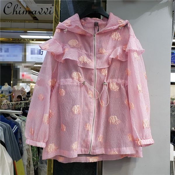 women's jackets women long sleeve loose jacket 2021 summer lace up waist slimming sun protective coat female zipper hooded, Black;brown
women's jackets women long sleeve loose jacket 2021 summer lace up waist slimming sun protective coat female zipper hooded, Black;brown