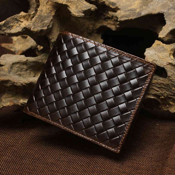 shijiangxin simple oil wax leather wallet woven 2 fold head leisure silver bag, Red;black
shijiangxin simple oil wax leather wallet woven 2 fold head leisure silver bag, Red;black