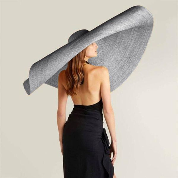 wide brim hats oversized fashion large sun hat beach anti-uv protection cap cover high sense of pure color noble #g2, Blue;gray
wide brim hats oversized fashion large sun hat beach anti-uv protection cap cover high sense of pure color noble #g2, Blue;gray
