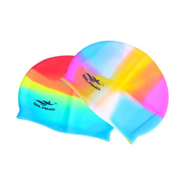swimming caps 2 pcs silicone cap waterproof hat sports elastic head accessory for (colorful 3 +
swimming caps 2 pcs silicone cap waterproof hat sports elastic head accessory for (colorful 3 +