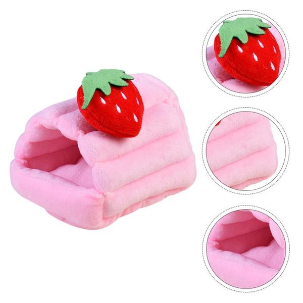 small animal supplies warm pet hamster bed house cartoon strawberry design nest thicken
small animal supplies warm pet hamster bed house cartoon strawberry design nest thicken