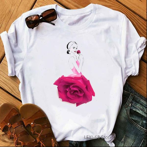 illustration womens t shirt of flowers ballet dancer print women vogue camiseta mujer korean style clothes white tshirt 
illustration womens t shirt of flowers ballet dancer print women vogue camiseta mujer korean style clothes white tshirt