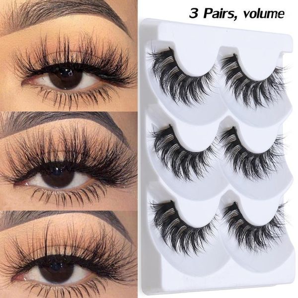 3pairs 3d faux mink false eyelashes fluffy wispies natural volume long lashes extension soft handmade makeup tools1
3pairs 3d faux mink false eyelashes fluffy wispies natural volume long lashes extension soft handmade makeup tools1