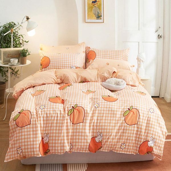 bedding sets home polyester set twin full double duvet cover flat bed sheet pillowcase linen bedroom bedclothes cartoon peach
bedding sets home polyester set twin full double duvet cover flat bed sheet pillowcase linen bedroom bedclothes cartoon peach