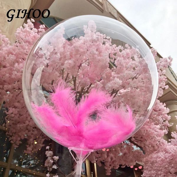 party decoration gihoo 1 set 18inch transparent no wrinkle helium balloons bubble balloon feather pink blue wedding baby birthday decor
party decoration gihoo 1 set 18inch transparent no wrinkle helium balloons bubble balloon feather pink blue wedding baby birthday decor