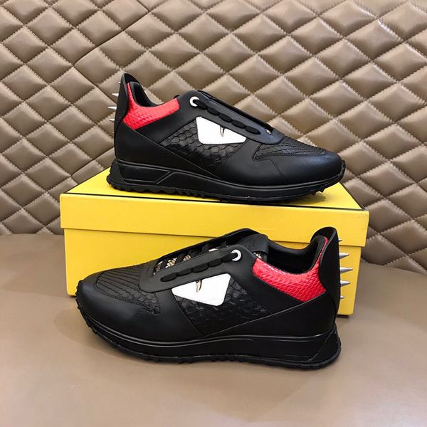 mens designer leather trainer sneakerss shoes men monster genuine leathers joining together sneakers boots with calf color matching, Black
mens designer leather trainer sneakerss shoes men monster genuine leathers joining together sneakers boots with calf color matching, Black