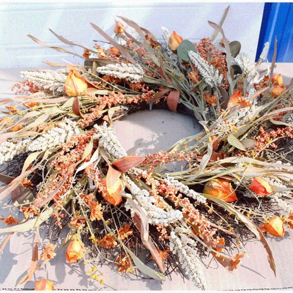 fall harvest wreaths for front door thanksgiving decor autumn 24inch artificial wreath wedding wall home decoration decorative flowers &
fall harvest wreaths for front door thanksgiving decor autumn 24inch artificial wreath wedding wall home decoration decorative flowers &