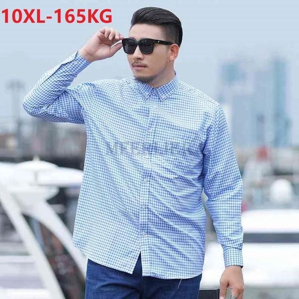 men's casual shirts autumn winter men classic plaid shirt long sleeve pockets cotton plus size oversize 9xl 10xl, White;black
men's casual shirts autumn winter men classic plaid shirt long sleeve pockets cotton plus size oversize 9xl 10xl, White;black