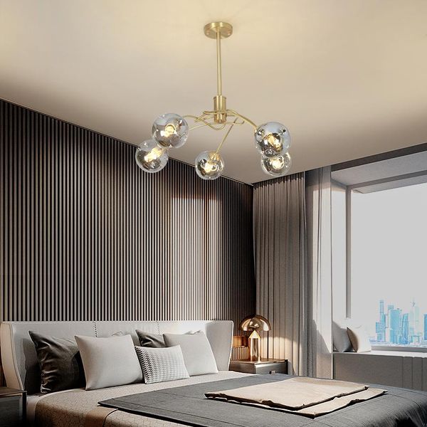 modern magic bean chandelier ceiling all copper led hanging light creative living room bedroom dining personality molecular lamp chandeliers
modern magic bean chandelier ceiling all copper led hanging light creative living room bedroom dining personality molecular lamp chandeliers