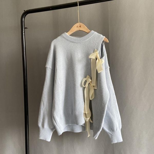 women's sweaters medium-long fashion cotton polyester women bow tie split pull femme long sleeve o-neck causal knitted pullover korean, White;black
women's sweaters medium-long fashion cotton polyester women bow tie split pull femme long sleeve o-neck causal knitted pullover korean, White;black