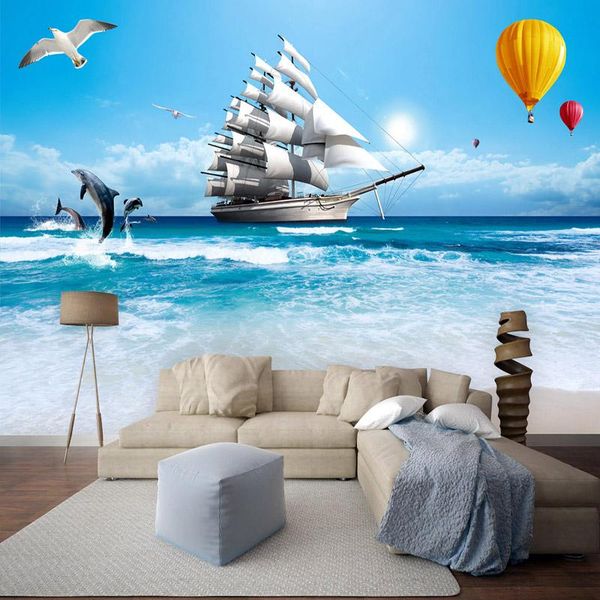 wallpapers po wallpaper 3d stereo seaside landscape sailing boat murals kid's bedroom living room home decor background wall painting
wallpapers po wallpaper 3d stereo seaside landscape sailing boat murals kid's bedroom living room home decor background wall painting