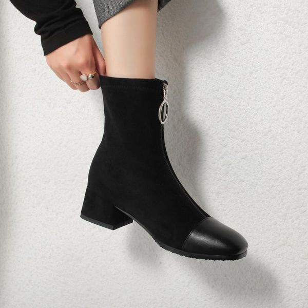 boots yqbtdl 2021 winter womens chunky heels shoes front zipper black khaki office ladies stretch elastic ankle sock bootie
boots yqbtdl 2021 winter womens chunky heels shoes front zipper black khaki office ladies stretch elastic ankle sock bootie