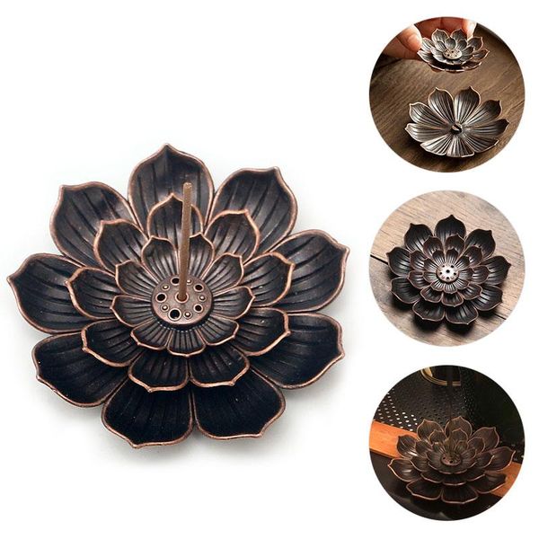 alloy incense burner stick holder buddhism lotus line plate sandalwood coil base temples yoga studios home decoration fragrance lamps
alloy incense burner stick holder buddhism lotus line plate sandalwood coil base temples yoga studios home decoration fragrance lamps