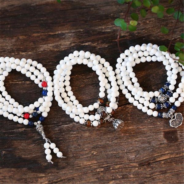 beaded, strands made natural crystal 108 bead prayer mala bracelet with tibetan silver charm round white shell fashion women strand, Black
beaded, strands made natural crystal 108 bead prayer mala bracelet with tibetan silver charm round white shell fashion women strand, Black