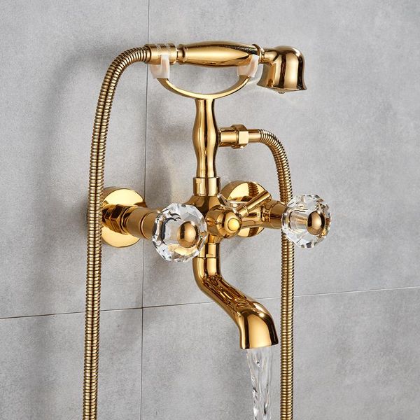 luxury golden polish bathtub faucet mixer tap telephone style with sprayer hand shower rotate spout tub and cold water bathroom sets
luxury golden polish bathtub faucet mixer tap telephone style with sprayer hand shower rotate spout tub and cold water bathroom sets