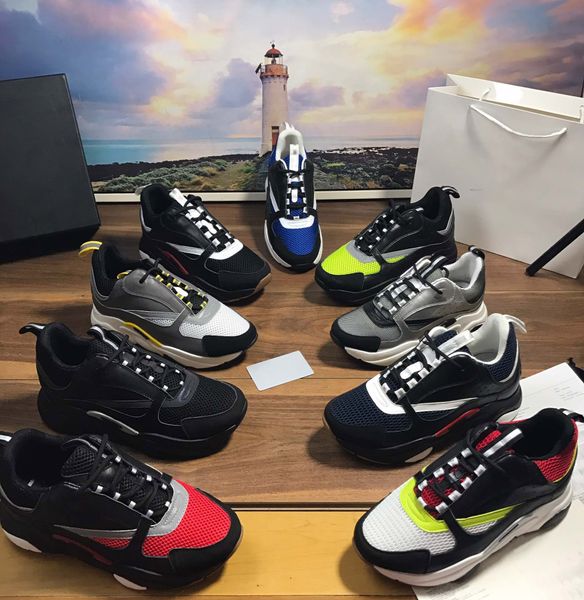 designer b22 woman man sneakers casual shoes leather calfskin sneaker blue grey trainers technical knit women platform sport shoe with box l, Black
designer b22 woman man sneakers casual shoes leather calfskin sneaker blue grey trainers technical knit women platform sport shoe with box l, Black