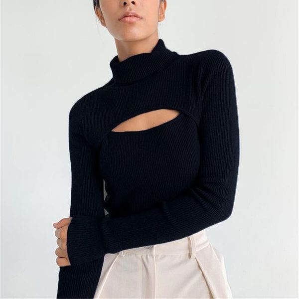 women's t-shirt 2021 spring hollow turtleneck sweater women slim long sleeve autumn kintted pullover winter club elastic female jumper, White
women's t-shirt 2021 spring hollow turtleneck sweater women slim long sleeve autumn kintted pullover winter club elastic female jumper, White