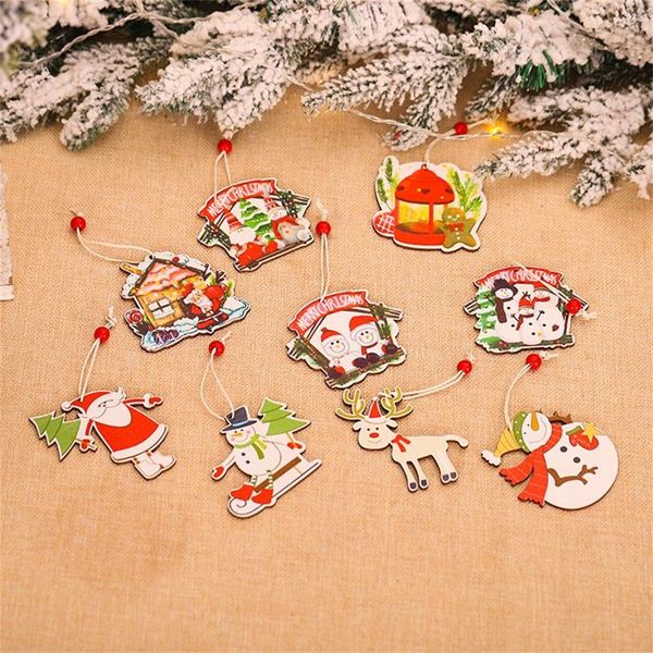 christmas decorations 6pcs snowflakes wooden pendants xmas tree ornaments home hanging decor for navidad 2022
christmas decorations 6pcs snowflakes wooden pendants xmas tree ornaments home hanging decor for navidad 2022