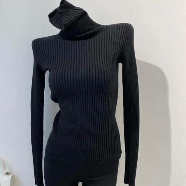 women's sweaters 2021 fashion texture thickened high neck open finger knitted bottomed shirt slim fit versatile long sleeve sweater a, White;black
women's sweaters 2021 fashion texture thickened high neck open finger knitted bottomed shirt slim fit versatile long sleeve sweater a, White;black