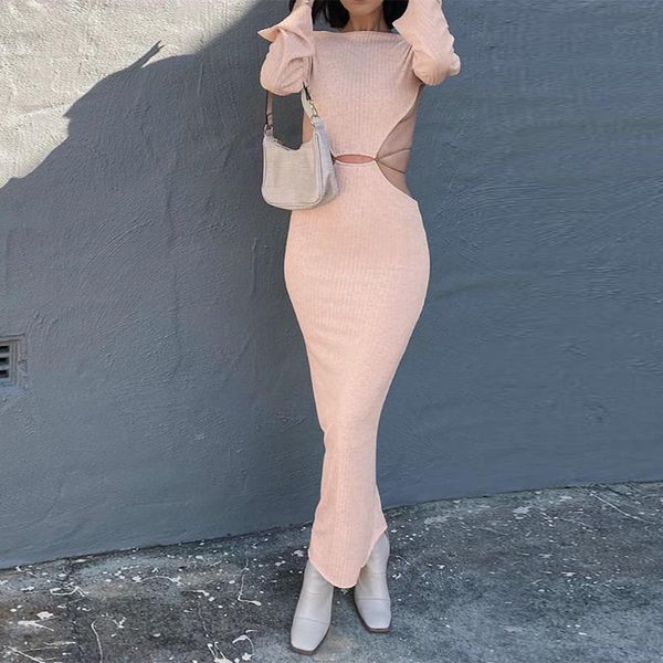 casual dresses xllais autumn long sleeve backless maxi dress knitted pencil vestidos bandage elegant robe for women mujer, Black;gray
casual dresses xllais autumn long sleeve backless maxi dress knitted pencil vestidos bandage elegant robe for women mujer, Black;gray
