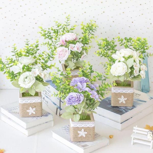 decorative flowers & wreaths multi-purpose useful fake table potted ornaments colorful artificial plants bonsai full of vitality for wedding
decorative flowers & wreaths multi-purpose useful fake table potted ornaments colorful artificial plants bonsai full of vitality for wedding