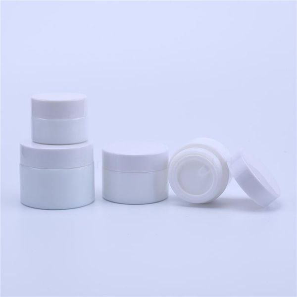 15g 20g 30g 50g white glass cream jars cosmetic packaging with lid plastic caps & inner liners round empty small storage bottles
15g 20g 30g 50g white glass cream jars cosmetic packaging with lid plastic caps & inner liners round empty small storage bottles