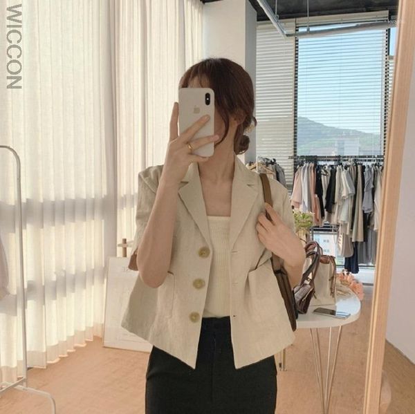 women's suits & blazers blazer chic vintage slim temperament single-breasted short-sleeved cotton and linen jacket short summer thin, White;black
women's suits & blazers blazer chic vintage slim temperament single-breasted short-sleeved cotton and linen jacket short summer thin, White;black