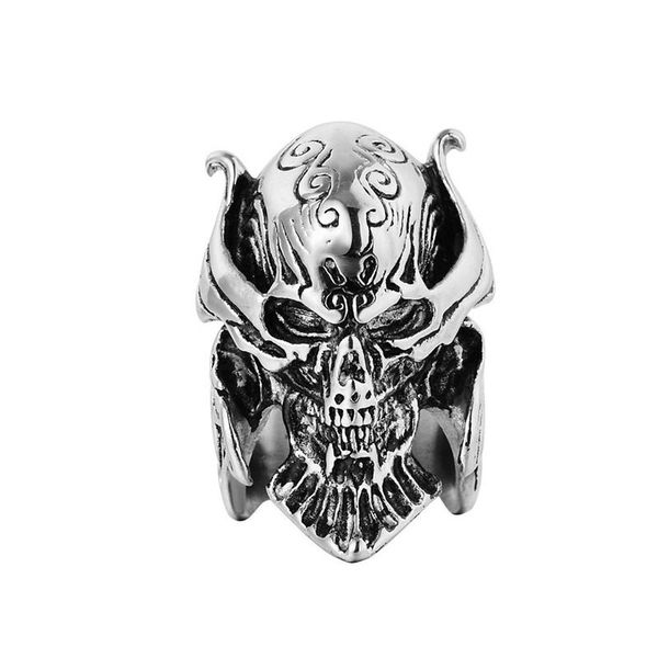 punk style hell devil skull rings for men fashion stainless steel finger wedding bands special gifts women jewelry, Slivery;golden
punk style hell devil skull rings for men fashion stainless steel finger wedding bands special gifts women jewelry, Slivery;golden
