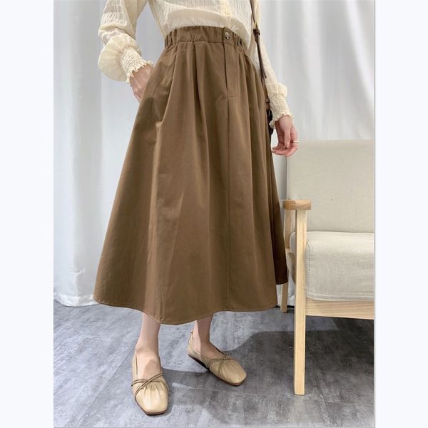 skirts half autumn and winter 2021 high waist medium length half body crimping solid color temperament cotton long skirt a-line, Black
skirts half autumn and winter 2021 high waist medium length half body crimping solid color temperament cotton long skirt a-line, Black