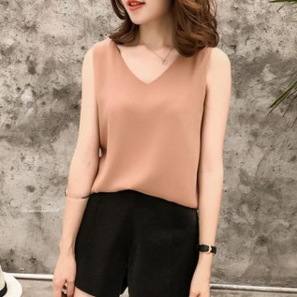 women's tanks & camis tank plus size chiffon vest backless v-neck summer basic loose student tan japan style, White
women's tanks & camis tank plus size chiffon vest backless v-neck summer basic loose student tan japan style, White