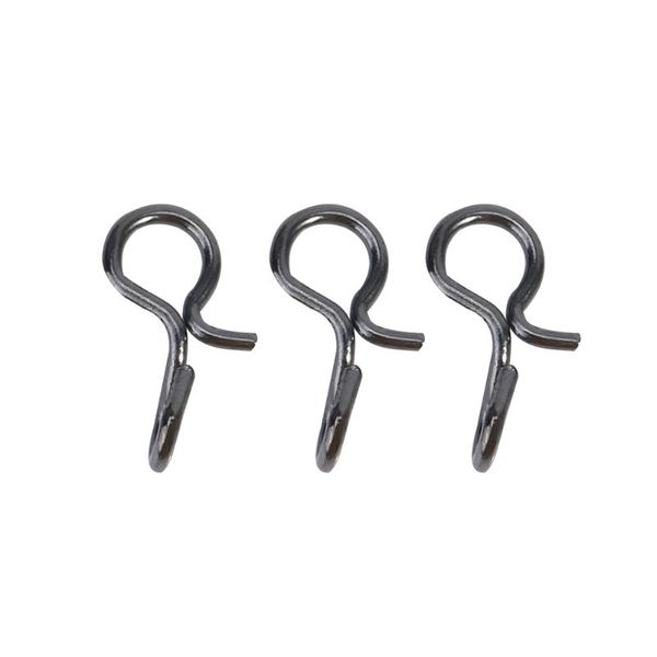 black stainless steel hook lure snap suitable for hanging lures hooks and fishing terminal tackle tools
black stainless steel hook lure snap suitable for hanging lures hooks and fishing terminal tackle tools