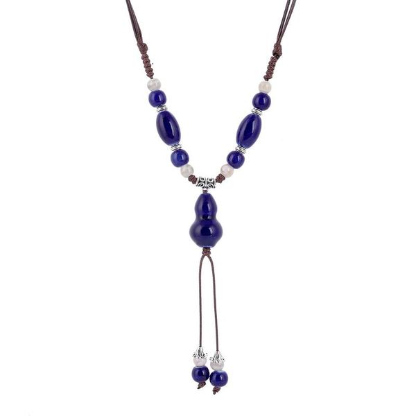 pendant necklaces lovbeafas fashion long adjustable cucurbit necklace women ceramic beads boho collier maxi vintage fine jewelry, Silver
pendant necklaces lovbeafas fashion long adjustable cucurbit necklace women ceramic beads boho collier maxi vintage fine jewelry, Silver