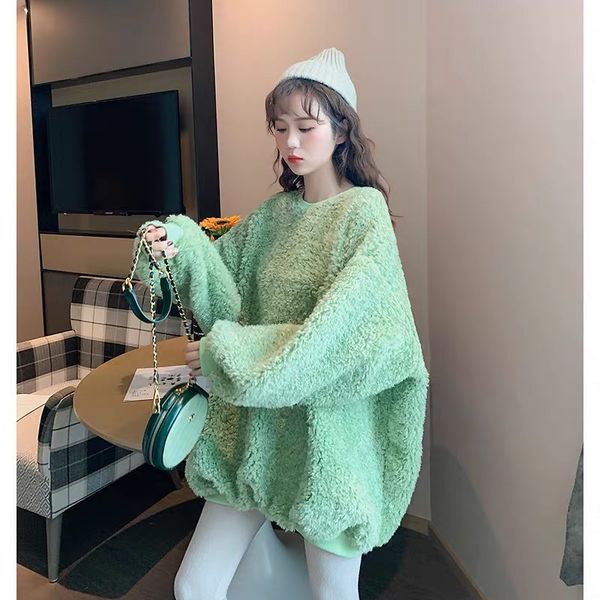 sweater fashion sleeve ladies hedging feminine soft breezes warm winter pullover, White;black
sweater fashion sleeve ladies hedging feminine soft breezes warm winter pullover, White;black