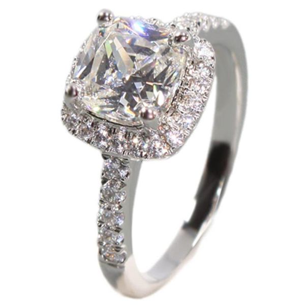 cluster rings s925 6*6mm 1ct lovely design cushion ring synthetic nscd engagement sterling silver promise bridal wedding white gold cover, Golden;silver
cluster rings s925 6*6mm 1ct lovely design cushion ring synthetic nscd engagement sterling silver promise bridal wedding white gold cover, Golden;silver