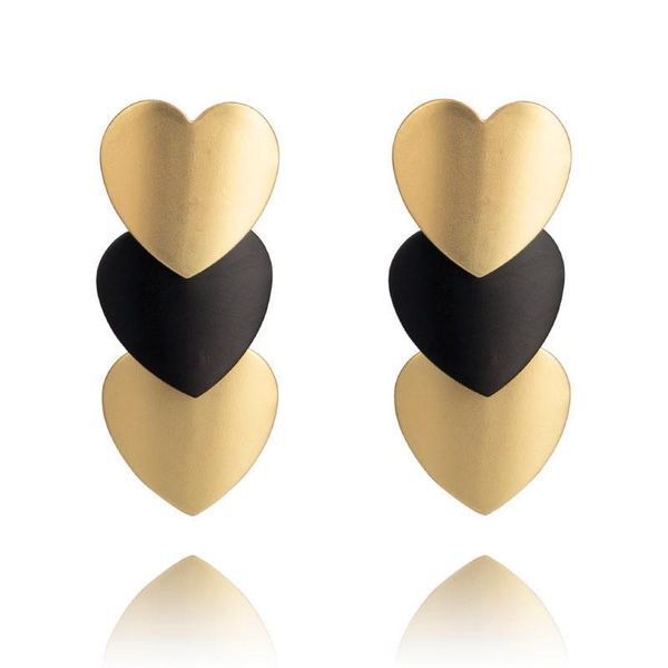 dangle & chandelier 2021 love heart golden black color earrings for women korean metal cute couple gifts party wedding jewelry japan bijoux, Silver
dangle & chandelier 2021 love heart golden black color earrings for women korean metal cute couple gifts party wedding jewelry japan bijoux, Silver