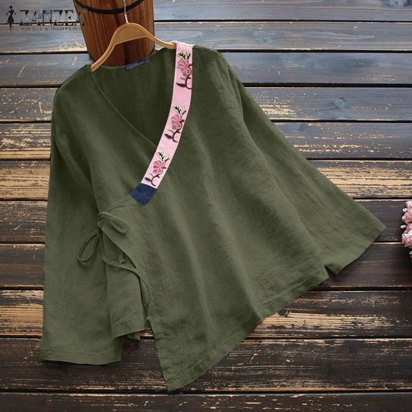 women's blouses & shirts summer embroidery blouse women vintage long sleeve lace up retro shirt chemise oversized casual v neck, White
women's blouses & shirts summer embroidery blouse women vintage long sleeve lace up retro shirt chemise oversized casual v neck, White
