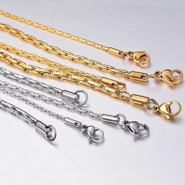 width 0.6/0.8/1/1.2/1.8/2.2/2.5mm stainless steel tiny chain necklace women choker for pendant jewelry gifts chokers, Golden;silver
width 0.6/0.8/1/1.2/1.8/2.2/2.5mm stainless steel tiny chain necklace women choker for pendant jewelry gifts chokers, Golden;silver