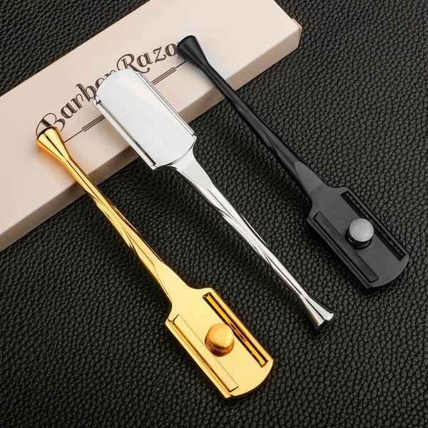 2021 stainless steel twin blade straight shaver for men shaving beard care barber knives manual safety razor
2021 stainless steel twin blade straight shaver for men shaving beard care barber knives manual safety razor