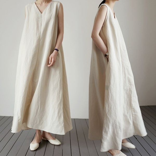 casual dresses cotton linen plus size summer shirt dress evening vintage dress oversize sleeveless beach women dresses long robe vestido pro, Black;gray
casual dresses cotton linen plus size summer shirt dress evening vintage dress oversize sleeveless beach women dresses long robe vestido pro, Black;gray